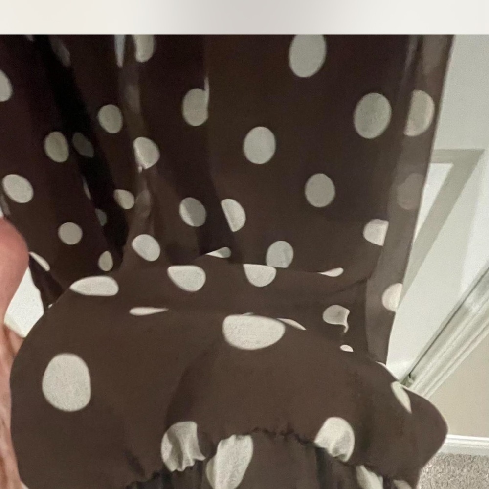 Brown Polka Dot jumpsuit